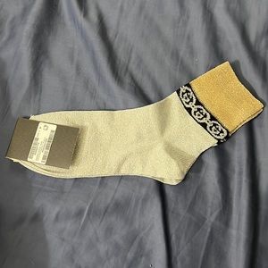 NWT Gucci glitter socks. M